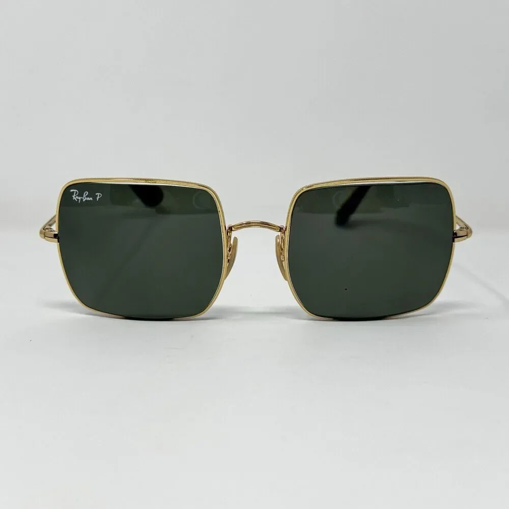Ray-Ban RB1971 Square 9147/51 Gold Polarized Sunglass Frames 54-19-145